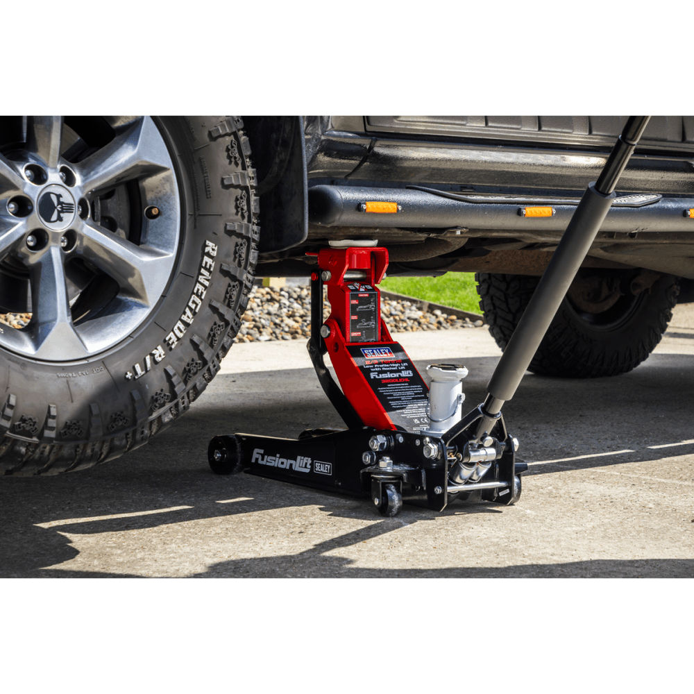 Low Profile High Lift Trolley Jack with Rocket Lift 2/3 Tonne Model No- 3200LEHL