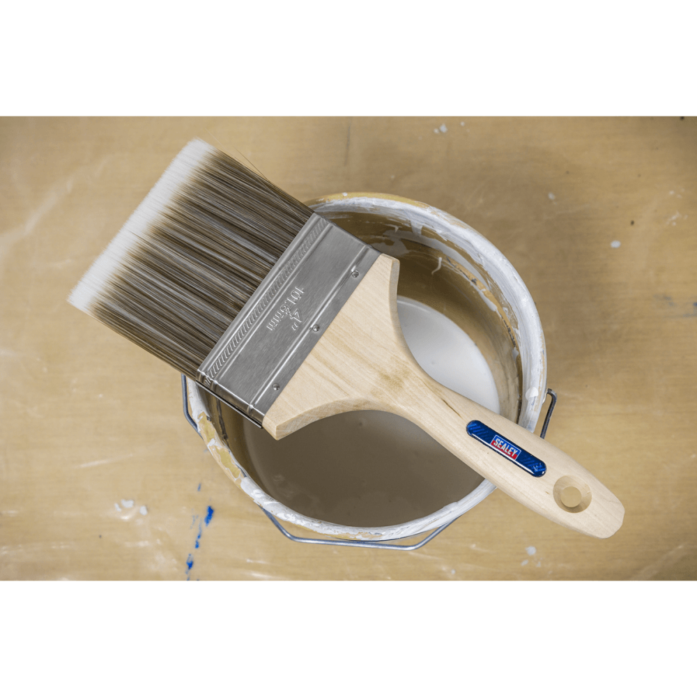 Wooden Handle Paint Brush 100mm Model No- SPBS100W