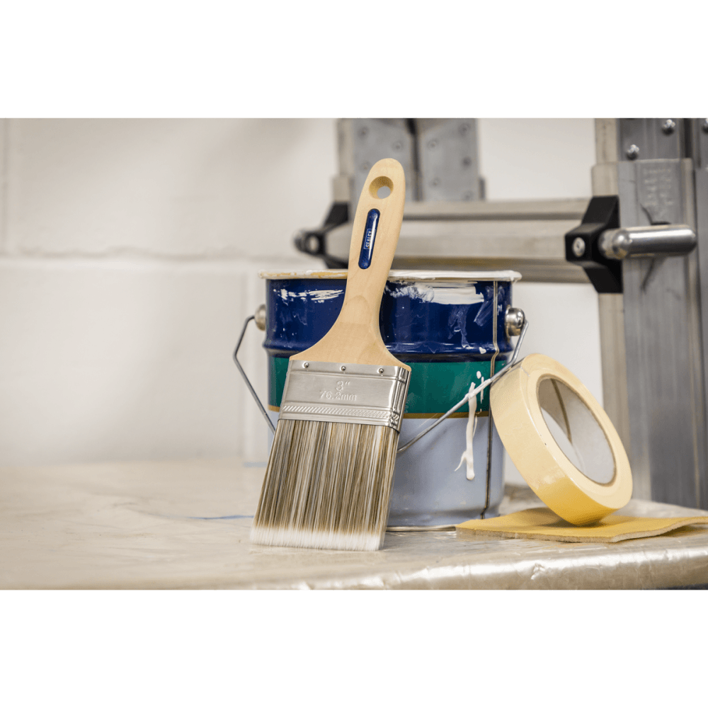 Wooden Handle Paint Brush 76mm Model No- SPBS76W