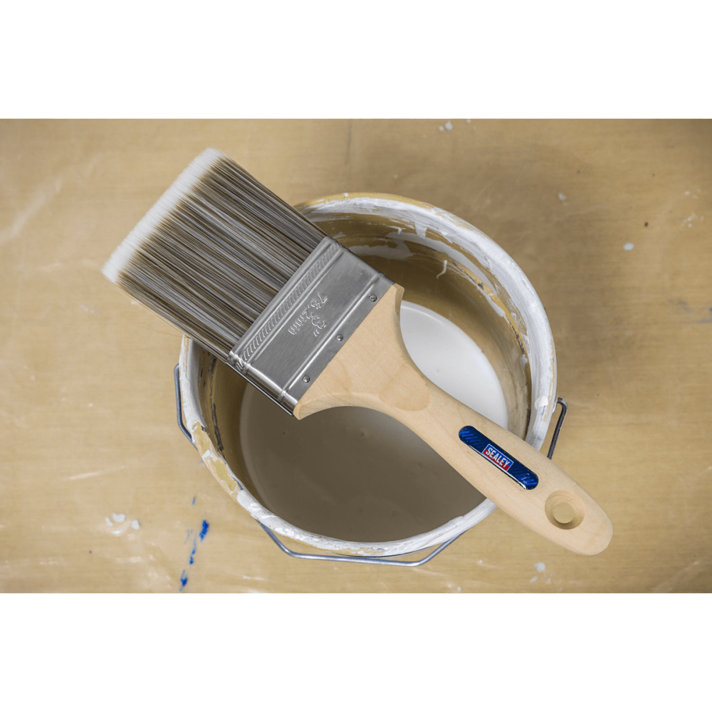 Wooden Handle Paint Brush 76mm Model No- SPBS76W