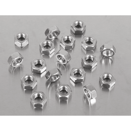 Stainless Steel Full Nut M8 x 1.25 pitch, DIN 934 - Pack of 100 Model No- SS8