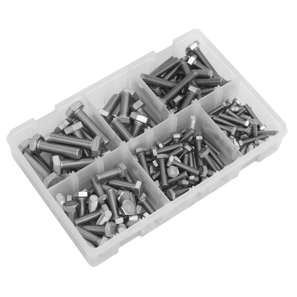 Stainless Steel Setscrew Assortment M5-M10 150pc Model No- AB078SS