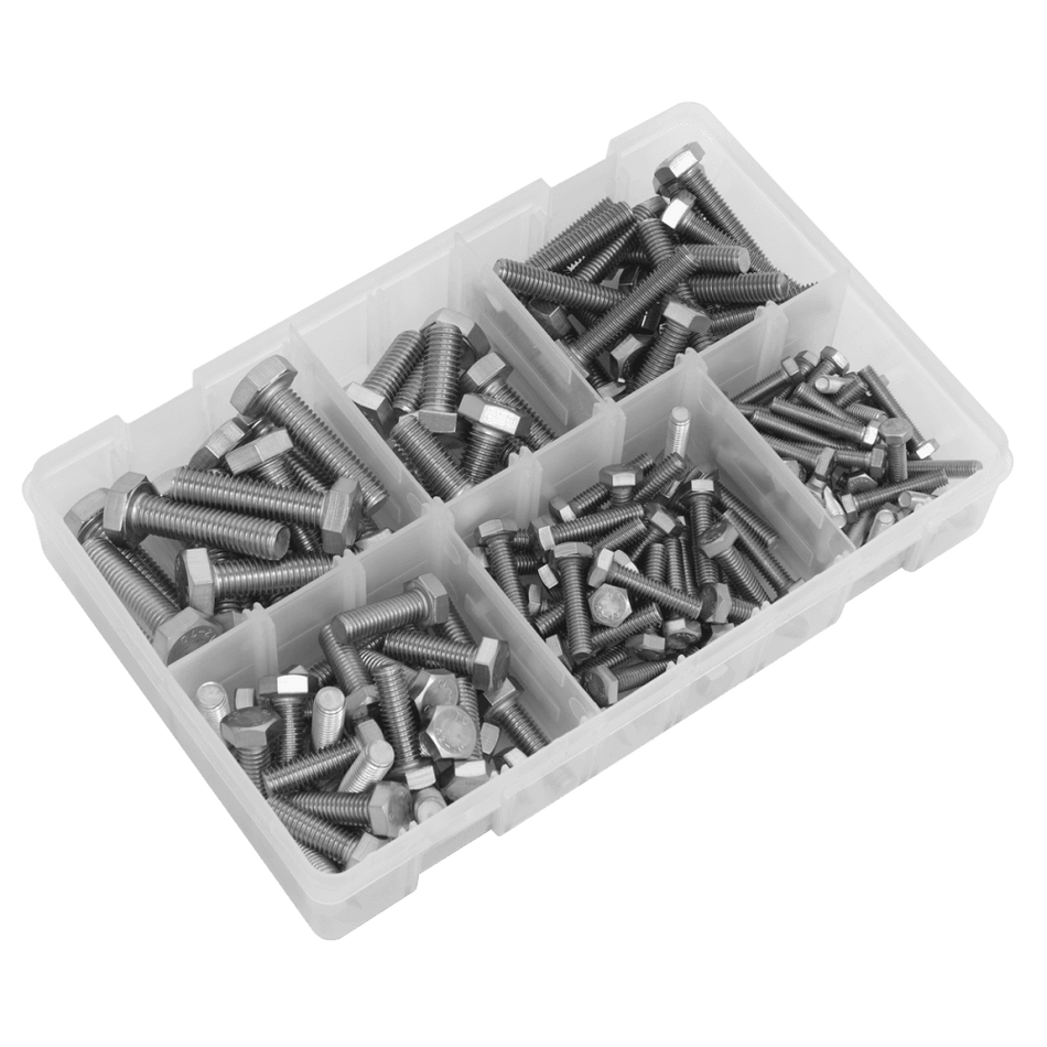 Stainless Steel Setscrew Assortment M5-M10 150pc Model No- AB078SS
