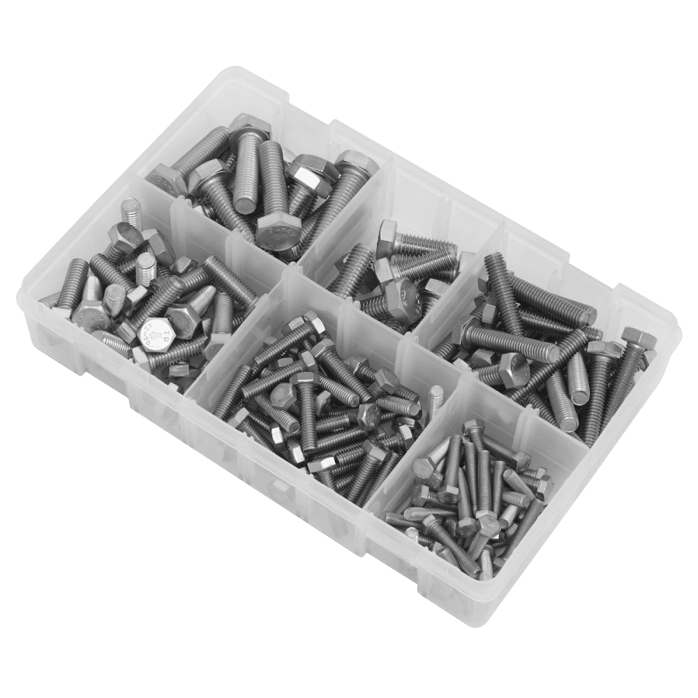 Stainless Steel Setscrew Assortment M5-M10 150pc Model No- AB078SS