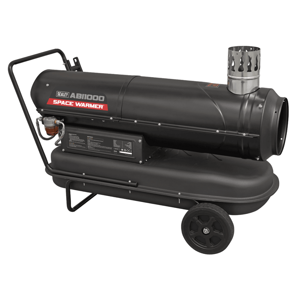 Space Warmer® Indirect Kerosene/Diesel Heater with Wheels 102,000Btu/hr : Model No- ABI1000
