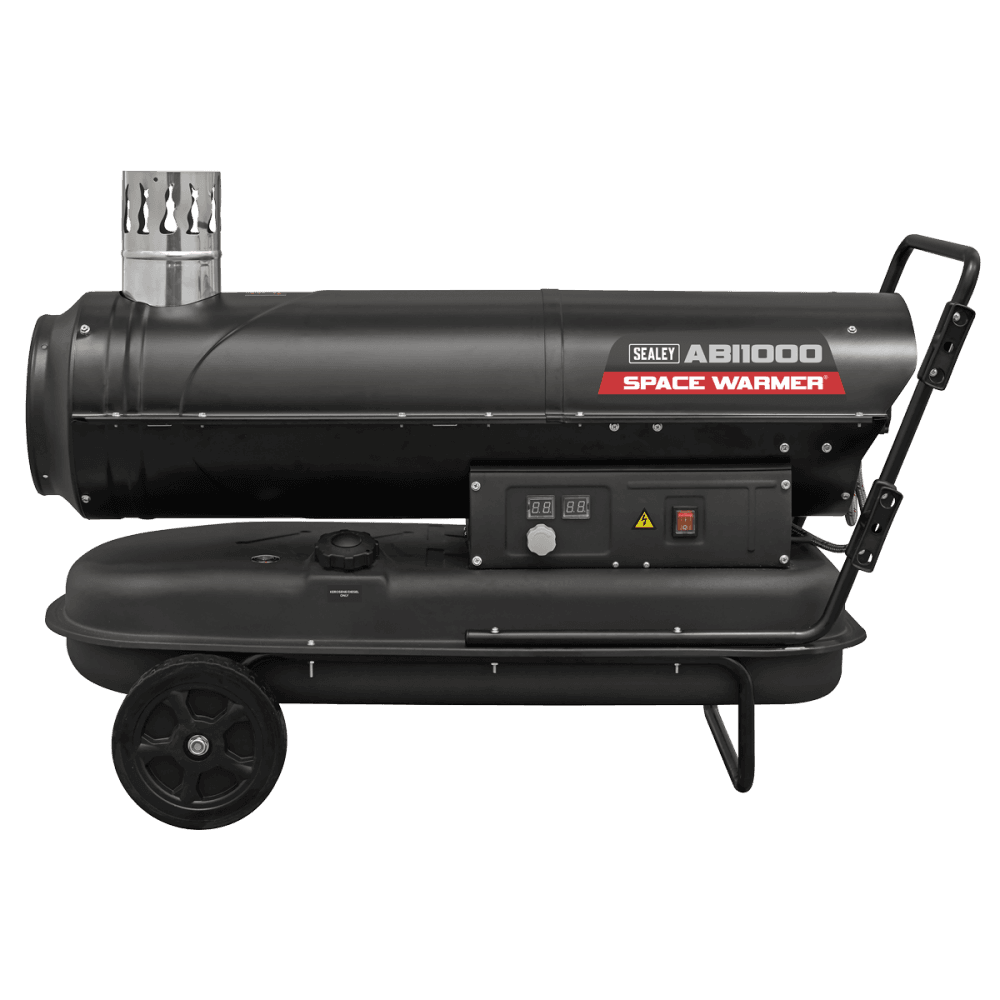 Space Warmer® Indirect Kerosene/Diesel Heater with Wheels 102,000Btu/hr : Model No- ABI1000