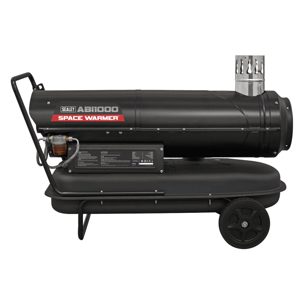 Space Warmer® Indirect Kerosene/Diesel Heater with Wheels 102,000Btu/hr : Model No- ABI1000