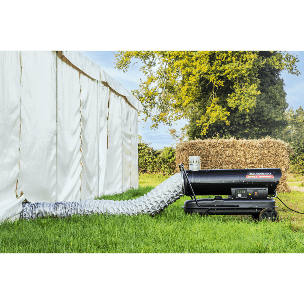 Space Warmer® Indirect Kerosene/Diesel Heater with Wheels 102,000Btu/hr : Model No- ABI1000