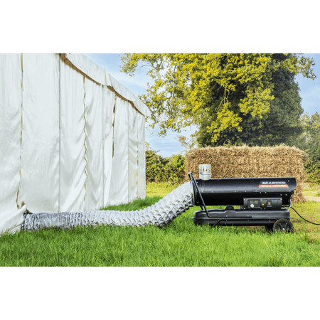Space Warmer® Indirect Kerosene/Diesel Heater with Wheels 102,000Btu/hr : Model No- ABI1000