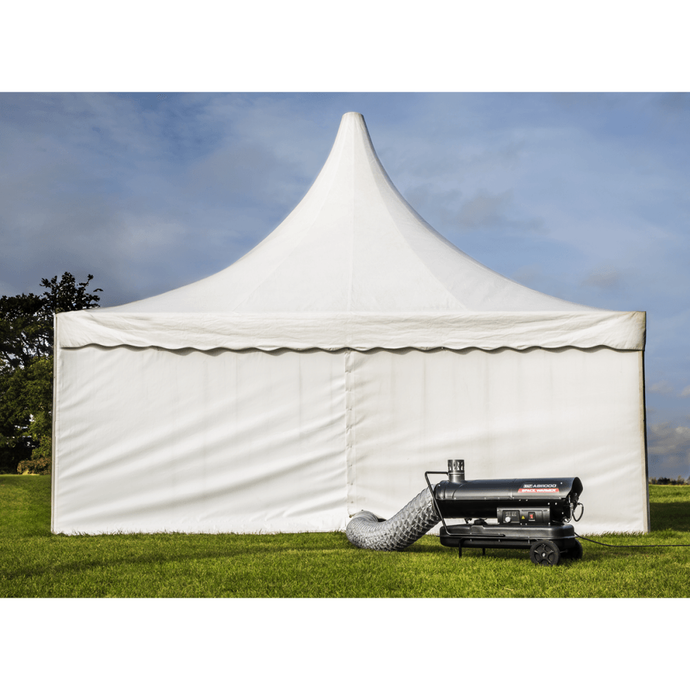 Space Warmer® Indirect Kerosene/Diesel Heater with Wheels 102,000Btu/hr : Model No- ABI1000