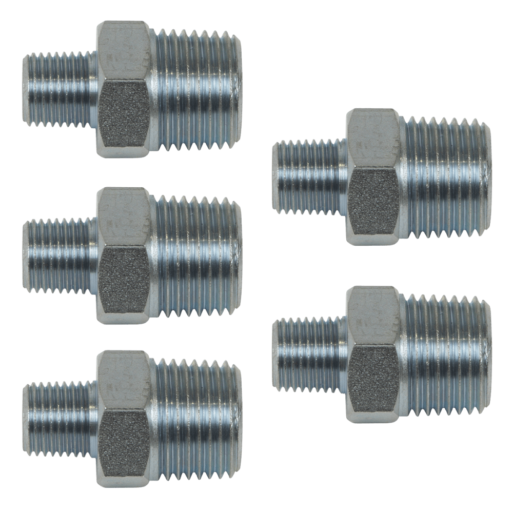 PCL Reducing Union 1/2"BSPT to 1/4"BSPT - Pack of 5 Model No- AC101