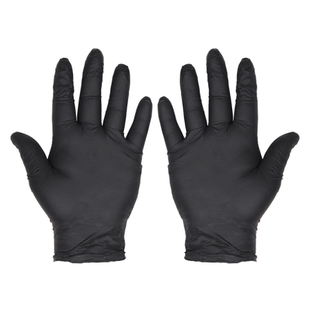 Extra Thick Powder-Free Disposable Nitrile Gloves, X-Large - Pack of 100 Model No- SSP60XL