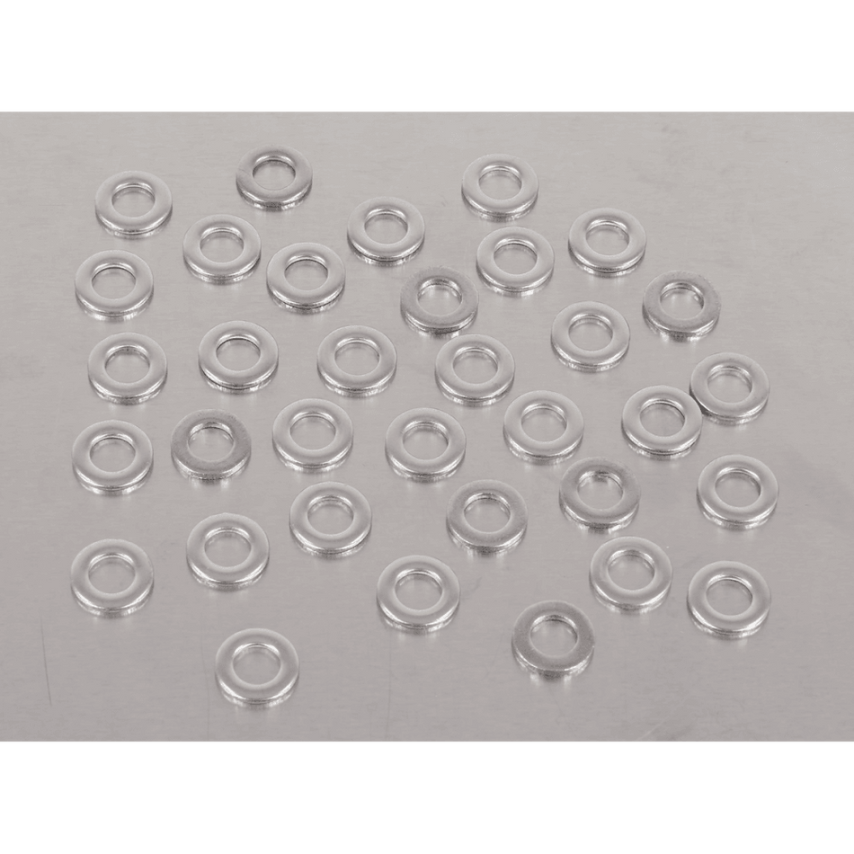Flat Washer Stainless Steel M6, DIN 125 - Pack of 100 Model No- SSW6