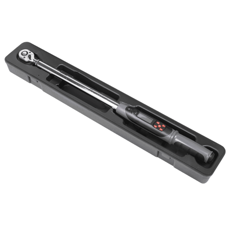 Premier Digital Torque Wrench with Angle Function 1/2"Sq Drive 30-340Nm : Model No- STW310