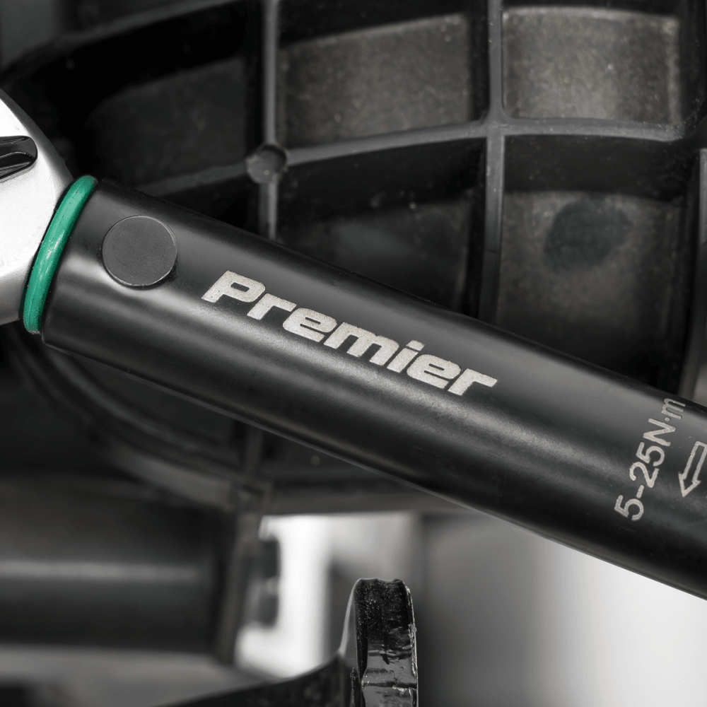 Premier Black Calibrated Micrometer Torque Wrench 1/4"Sq Drive 5-25Nm : Model No- STW901B