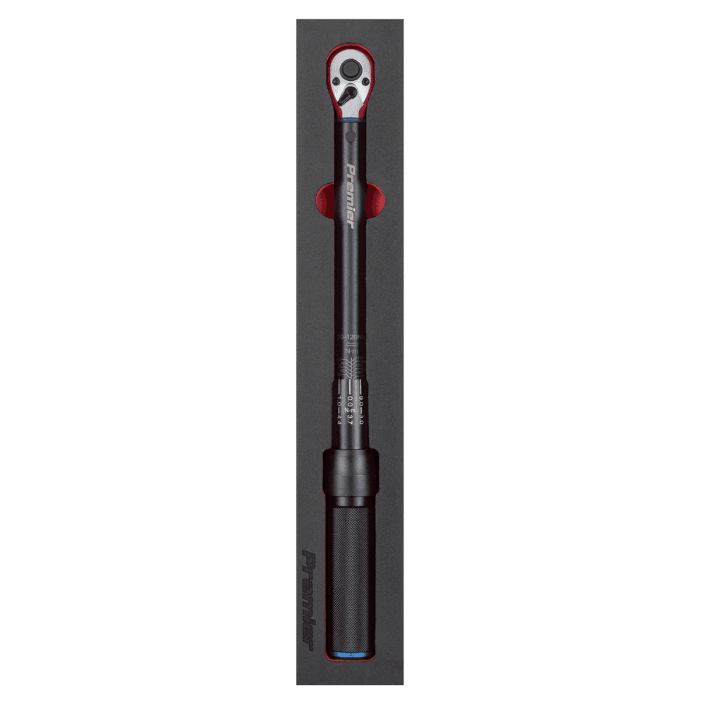 Torque Wrench Micrometer 3/8"Sq Drive Calibrated 20-120Nm - Premier Black : Model No- STW903B