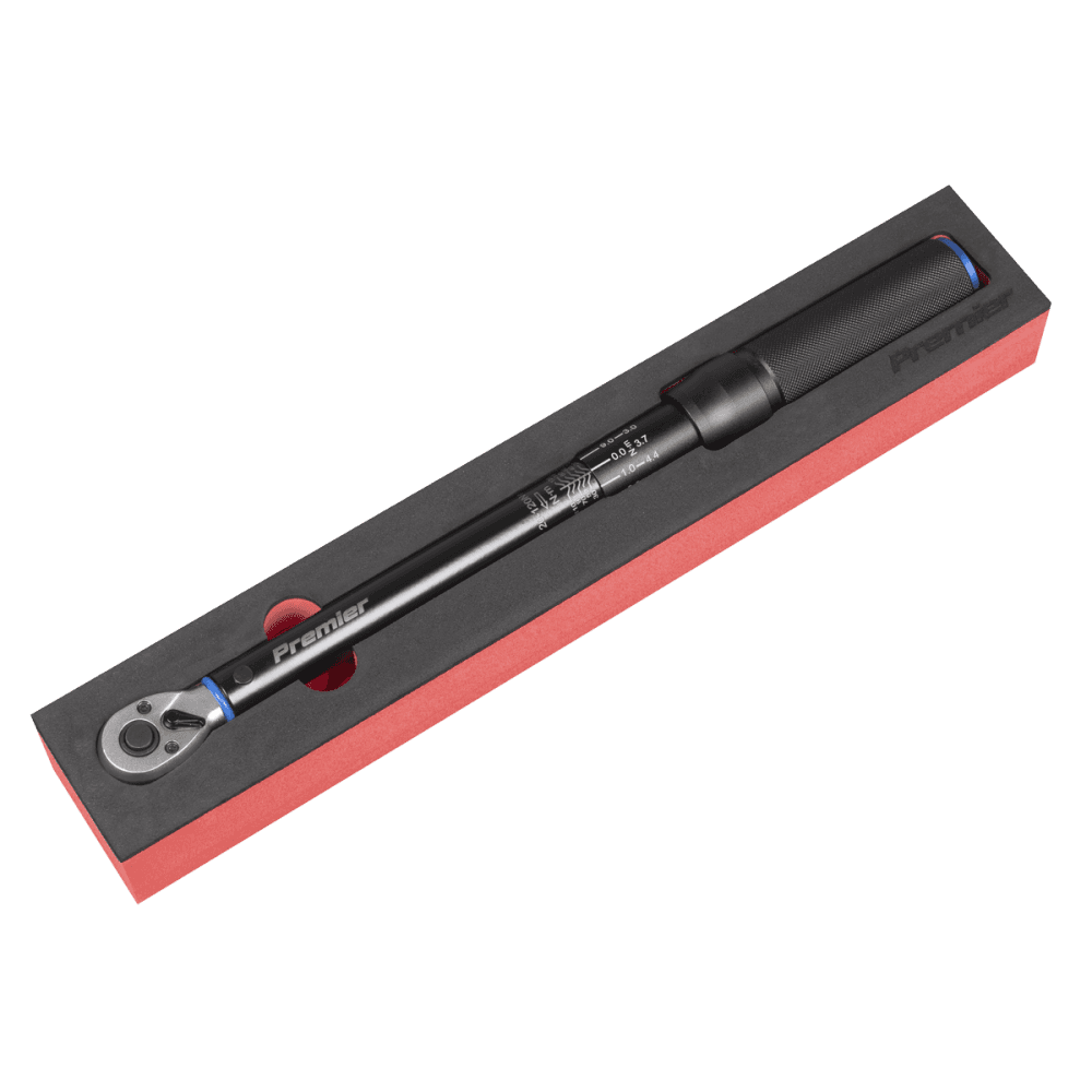 Torque Wrench Micrometer 3/8"Sq Drive Calibrated 20-120Nm - Premier Black : Model No- STW903B