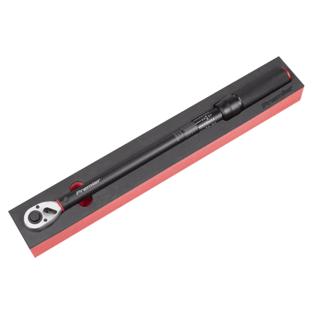 Torque Wrench Micrometer 1/2"Sq Drive Calibrated 40-220Nm - Premier Black : Model No- STW904B