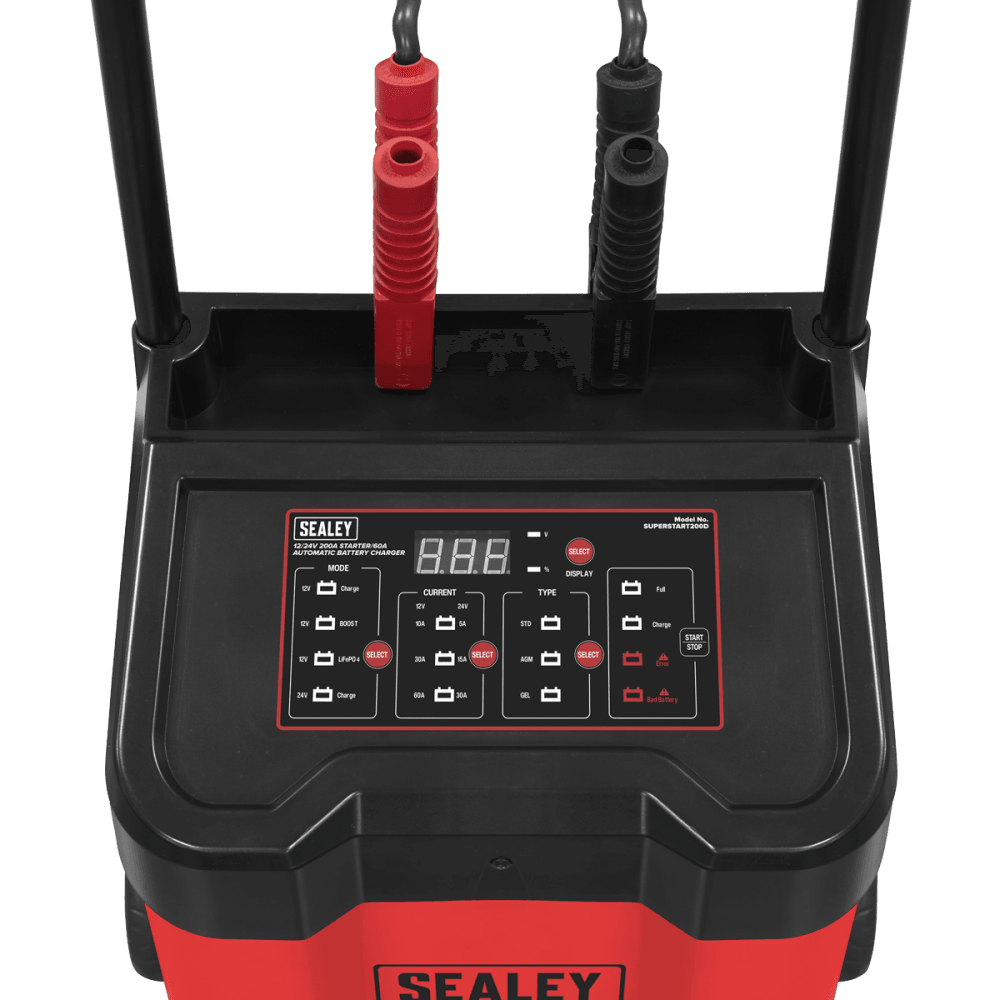 12/24V Starter 200A/Automatic Battery Charger 60A Model No- SUPERSTART200D
