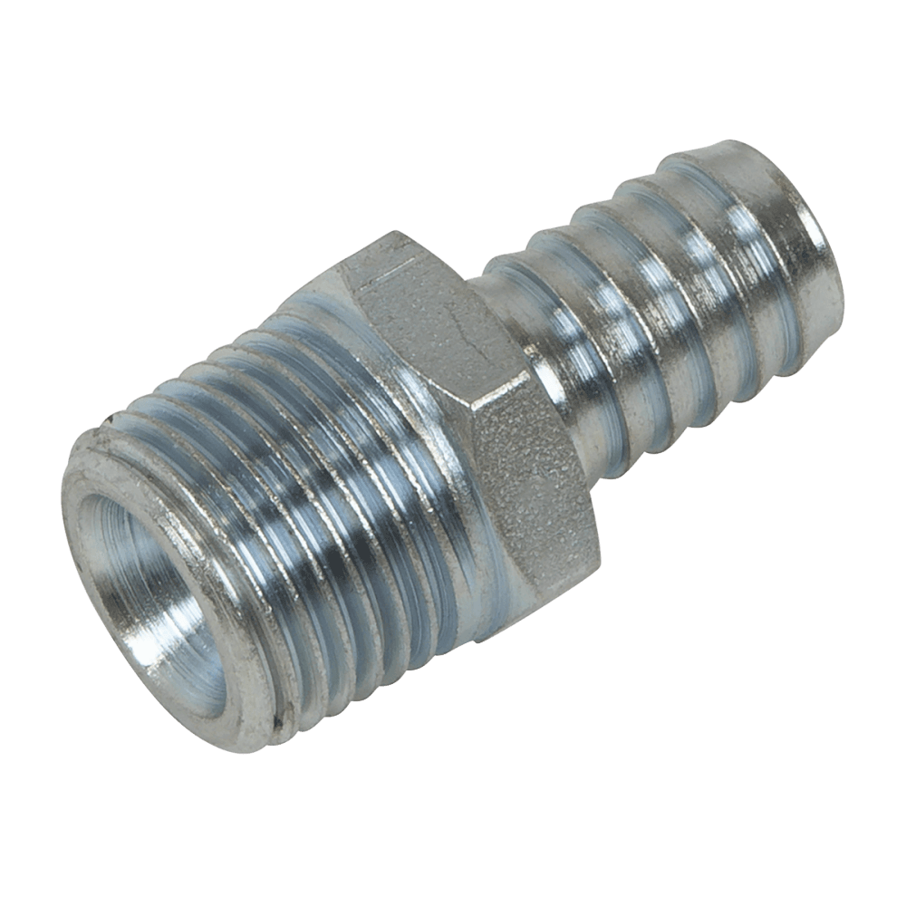 PCL Screwed Tailpiece Male 1/2"BSPT - 1/2" Hose - Pack of 2 : Model No- AC99