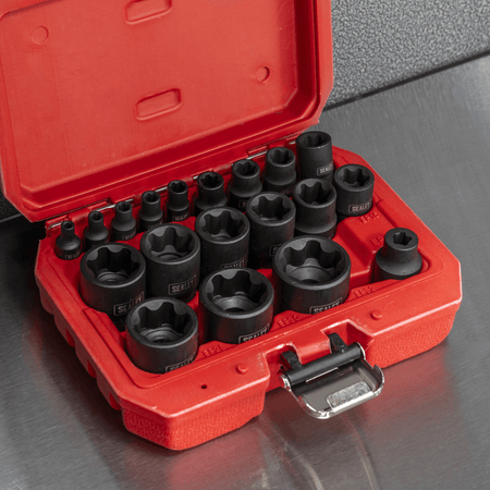 External TRX-P* Socket Set 19pc Model No- SX097