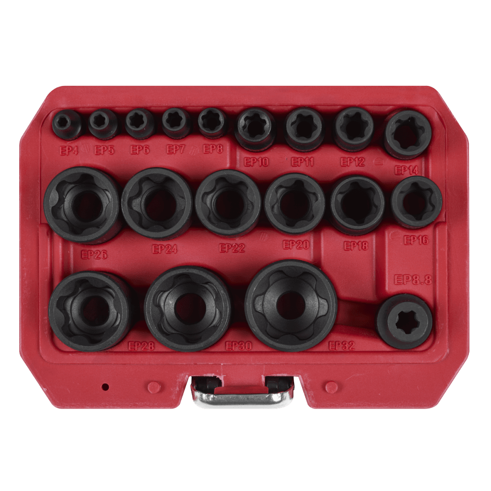 External TRX-P* Socket Set 19pc Model No- SX097