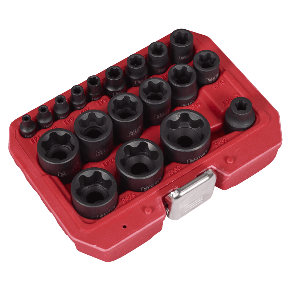 External TRX-P* Socket Set 19pc Model No- SX097