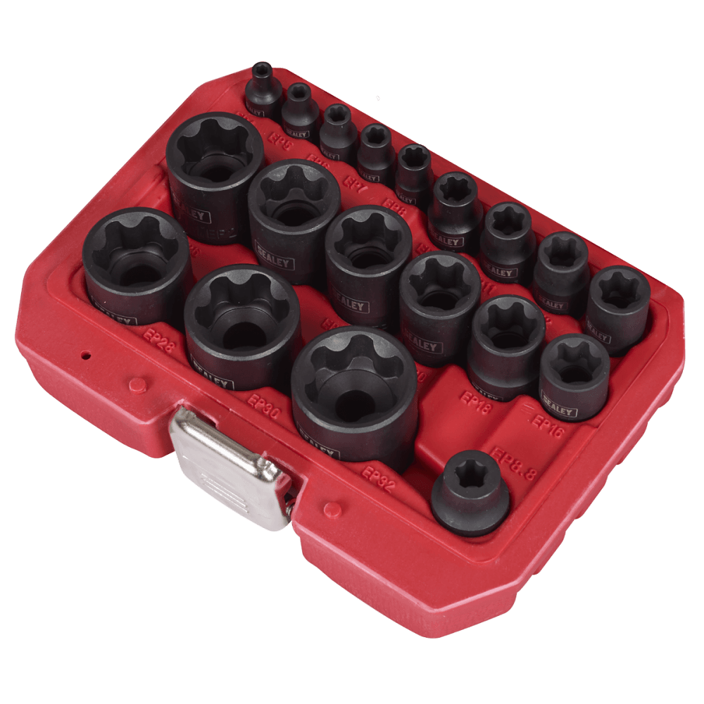 External TRX-P* Socket Set 19pc Model No- SX097