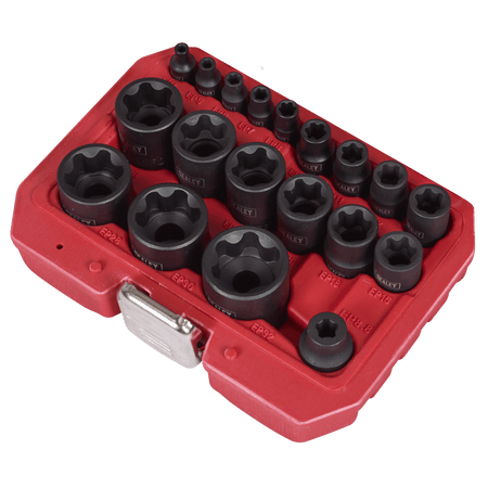 External TRX-P* Socket Set 19pc Model No- SX097
