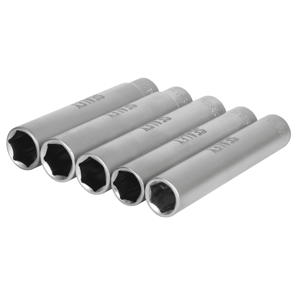 Extra-Deep Socket Set 3/8"Sq Drive 5pc Model No- SX1519