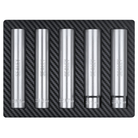 Extra-Deep Socket Set 3/8"Sq Drive 5pc Model No- SX1519