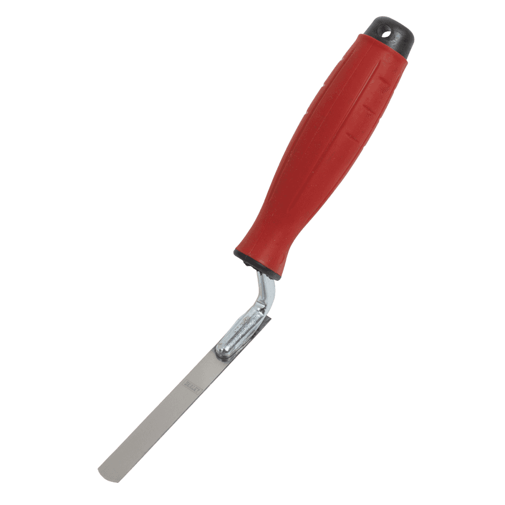 Stainless Steel Edging Trowel with Rubber Handle 12mm Model No- T0309