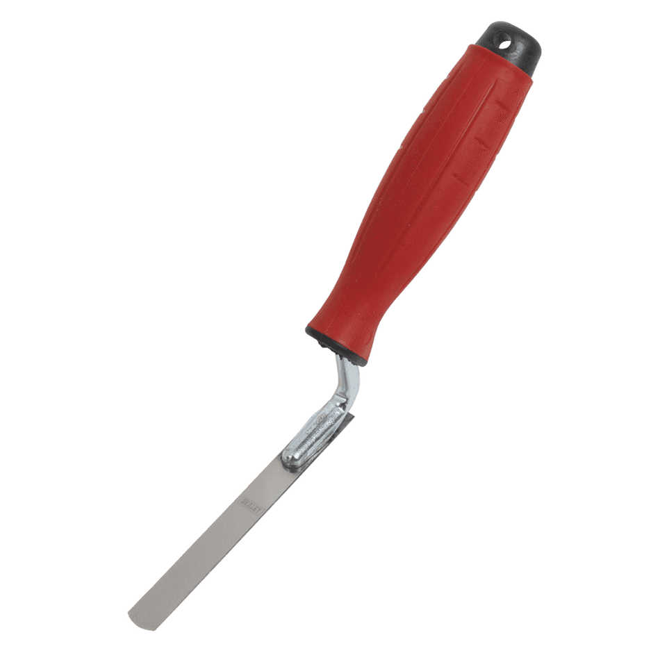 Stainless Steel Edging Trowel with Rubber Handle 12mm Model No- T0309
