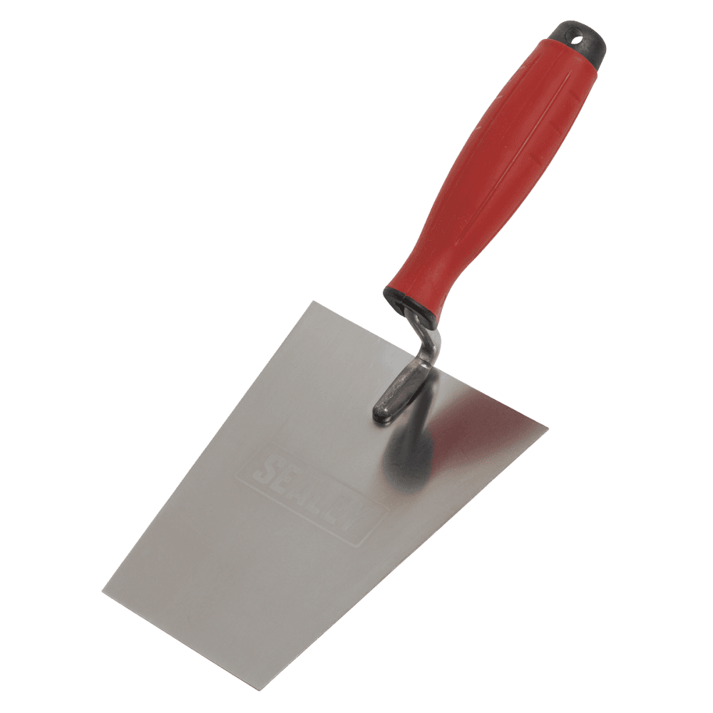 Stainless Steel Masonry Trowel with Rubber Handle 160mm Model No- T1203