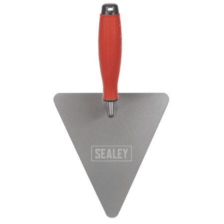 Stainless Steel Triangular Brick Trowel with Rubber Handle 180mm Model No- T1205