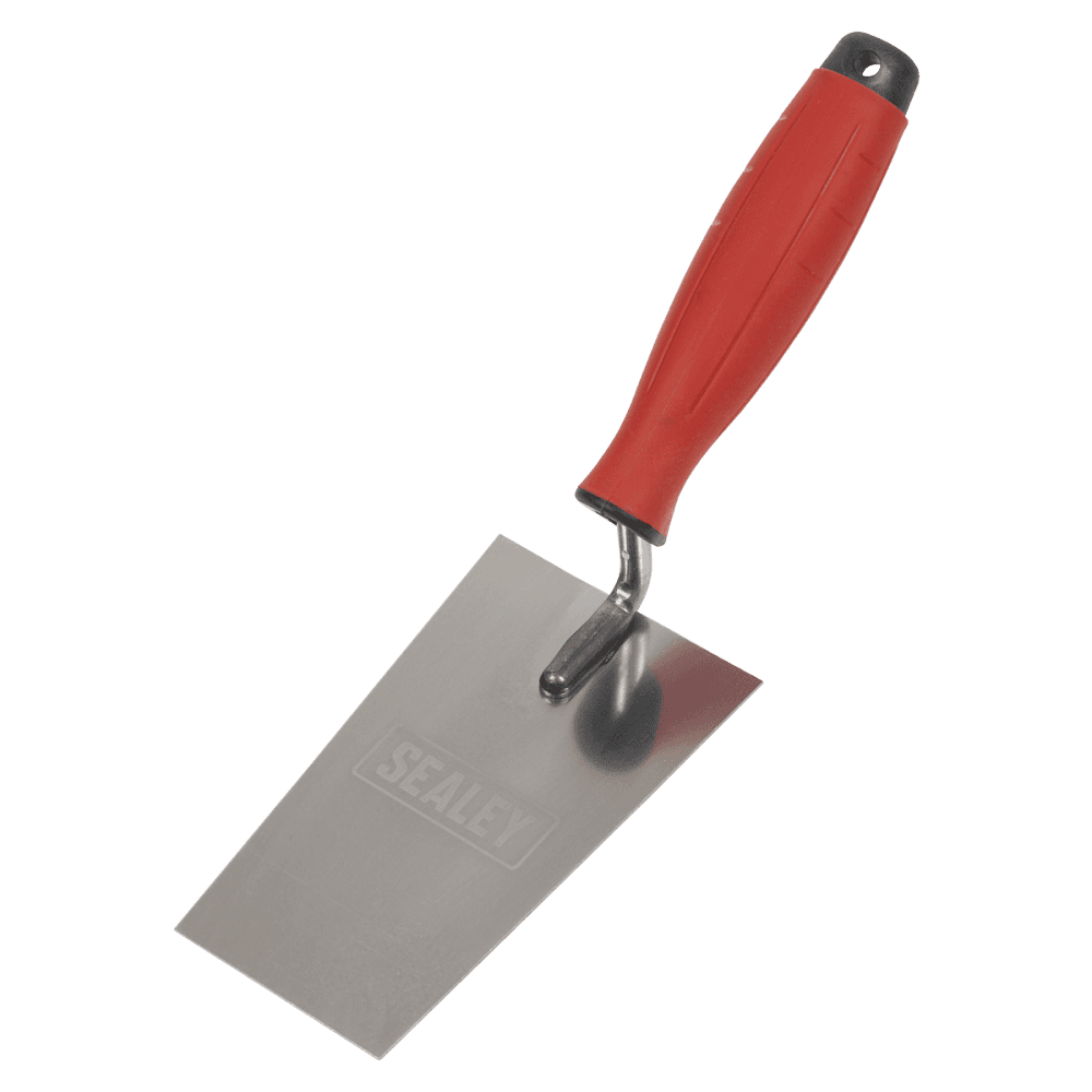 Stainless Steel Filler Trowel with Rubber Handle 140mm Model No- T1208
