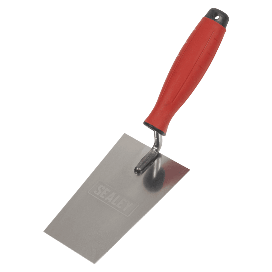 Stainless Steel Filler Trowel with Rubber Handle 140mm Model No- T1208
