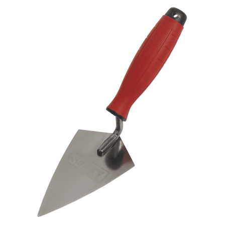 Stainless Steel Sharp Pointing Trowel with Rubber Handle 140mm Model No- T1222