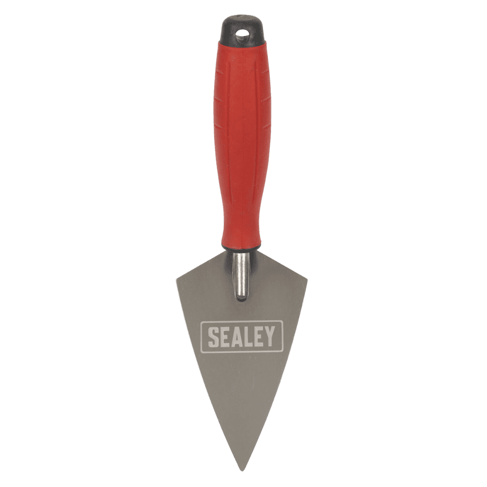 Stainless Steel Sharp Pointing Trowel with Rubber Handle 140mm Model No- T1222