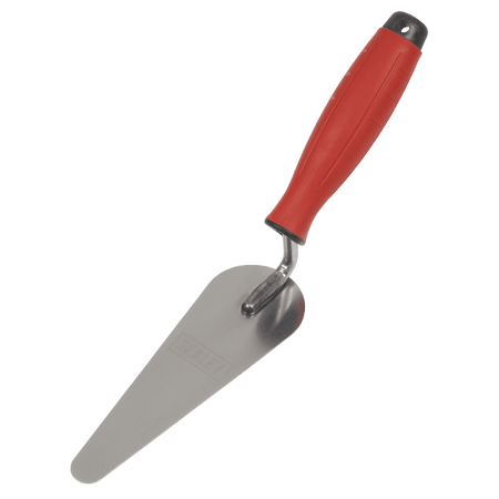 Stainless Steel Narrow Gauging Trowel with Rubber Handle 160mm Model No- T1225