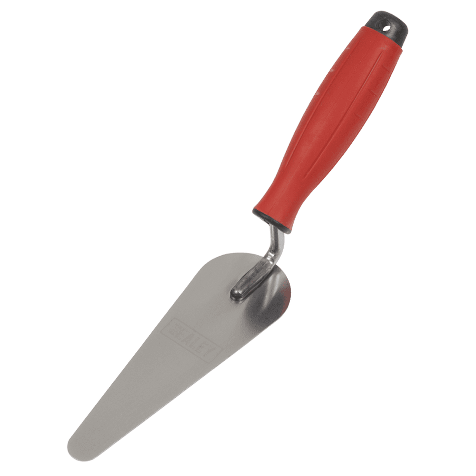 Stainless Steel Narrow Gauging Trowel with Rubber Handle 160mm Model No- T1225