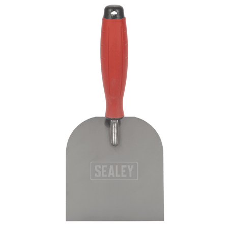 Stainless Steel Margin Trowel with Rubber Handle 120mm Model No- T1706