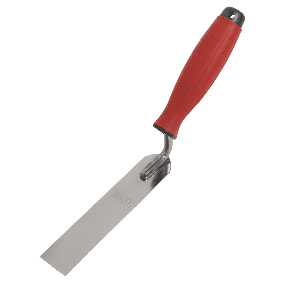 Stainless Steel Finishing Trowel with Rubber Handle 30 x 160mm Model No- T1740