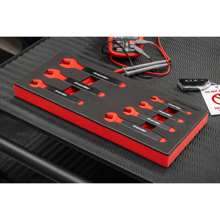 Premier Insulated Open-End Spanner Set with Tool Tray 7pc - VDE Approved Model No- TBTE03