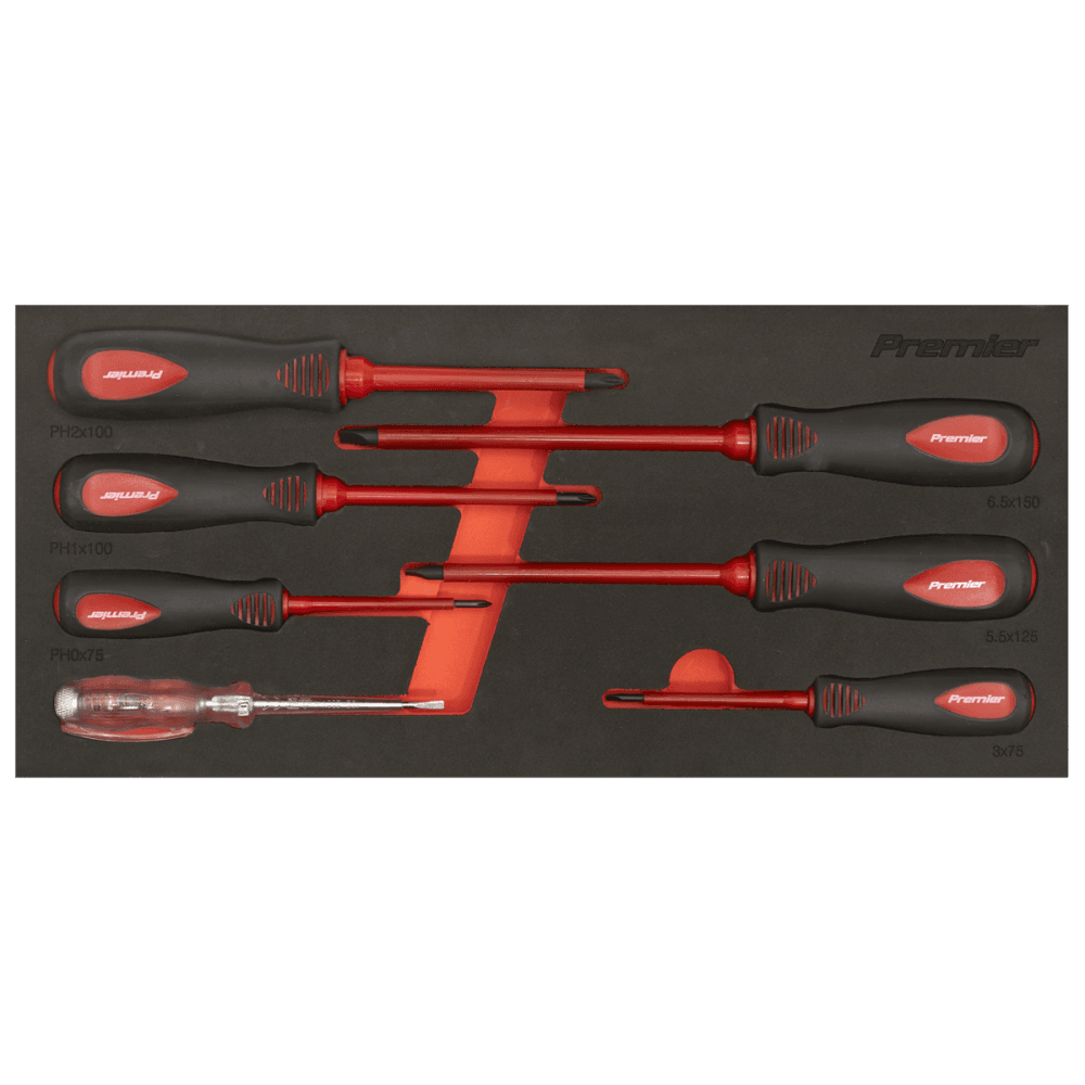 Premier Insulated Screwdriver Set 7pc - VDE Approved Model No- TBTE04