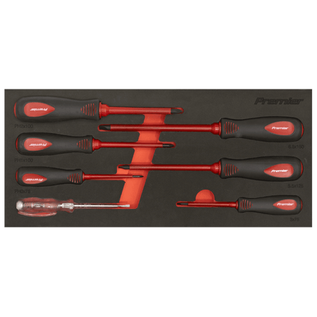 Premier Insulated Screwdriver Set 7pc - VDE Approved Model No- TBTE04