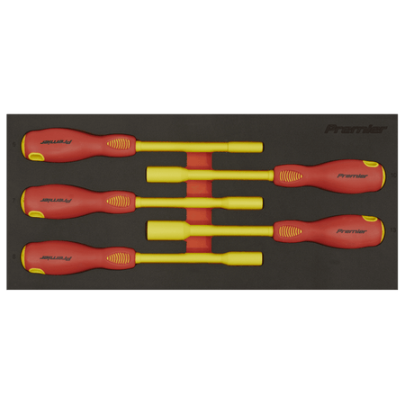 Premier Insulated Nut Driver Set with Tool Tray 5pc - VDE Approved Model No- TBTE08
