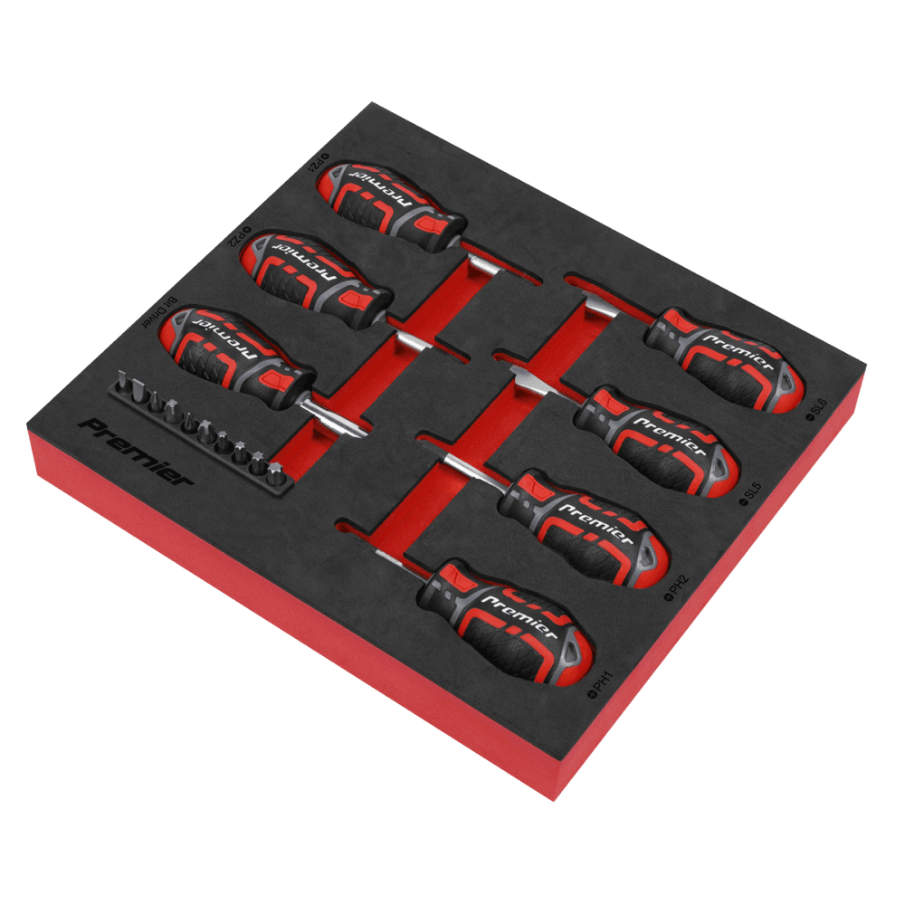 Premier GripMAX Stubby Screwdriver Set 17pc Model No- AK4371