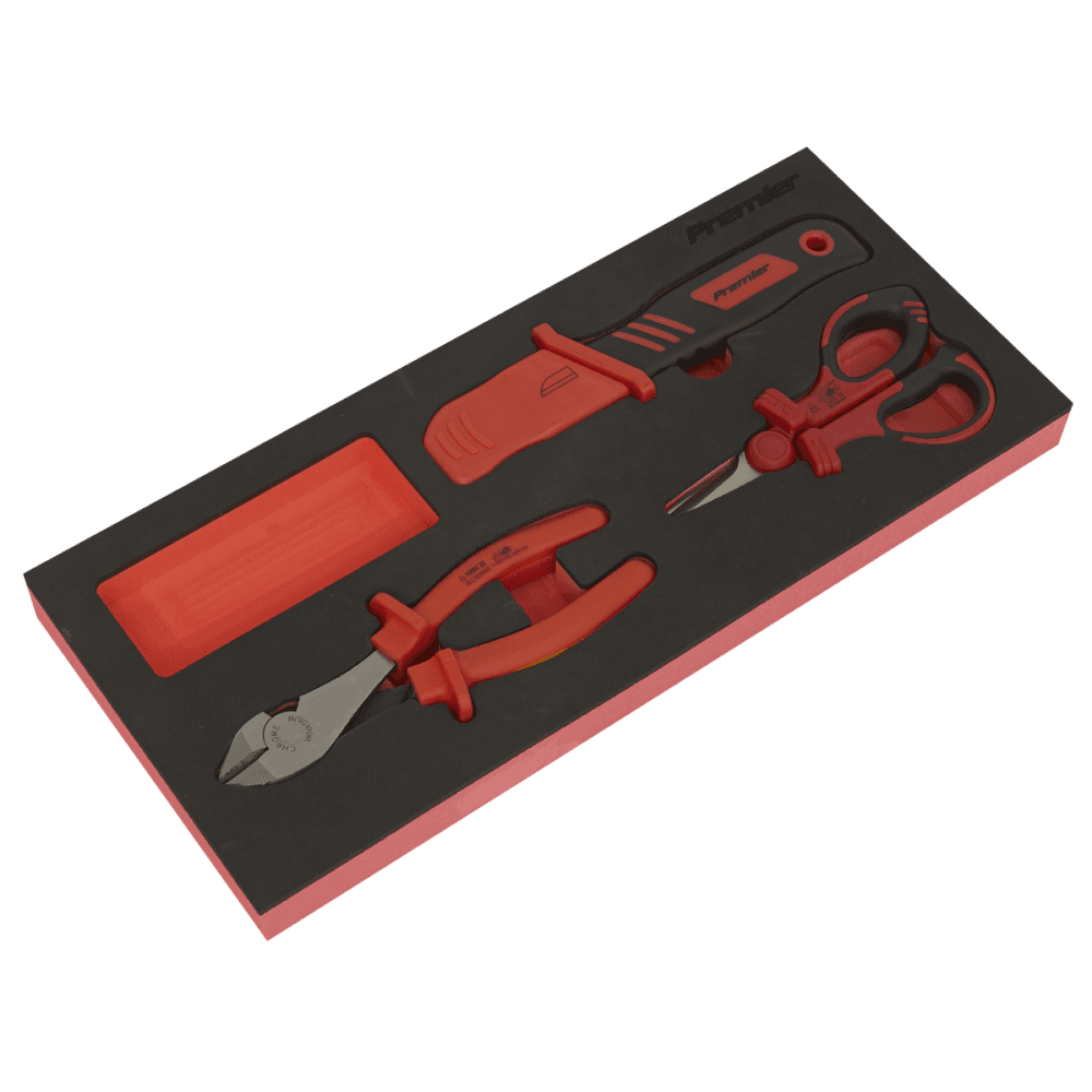 Insulated Tool Kit with 7 Drawer Rollcab 63pc Model No- TBTECOMBO2