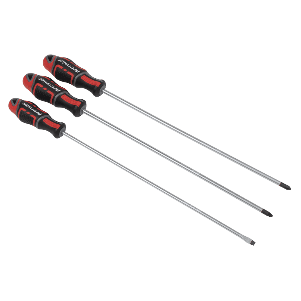 Premier GripMAX Extra-Long Screwdriver Set 3pc Model No- AK4372